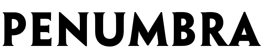 Penumbra Half Serif Std Bold Schrift Herunterladen Kostenlos